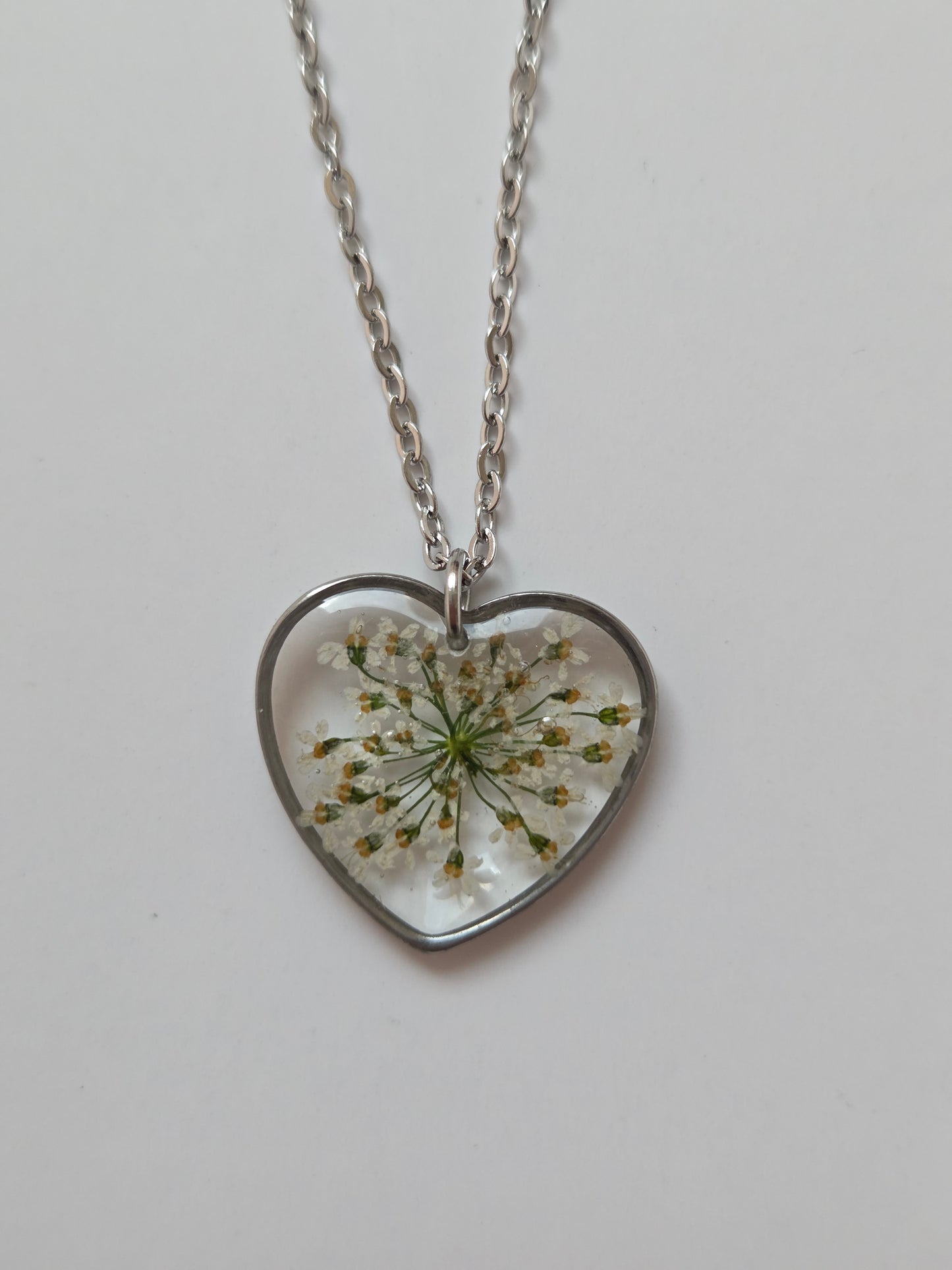 Collana con ciondolo - carota selvatica - 20mm