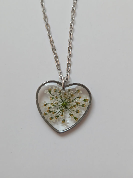 Halskette mit Anhänger - wilde Karotte - 20mm